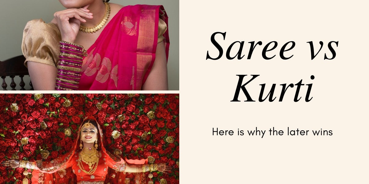 Saree vs Kurti Here is Why the Later Wins YesWe Authentic Designs