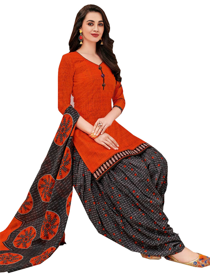 Priya Printed Cotton Kurti with Patiala Pant and Dupatta